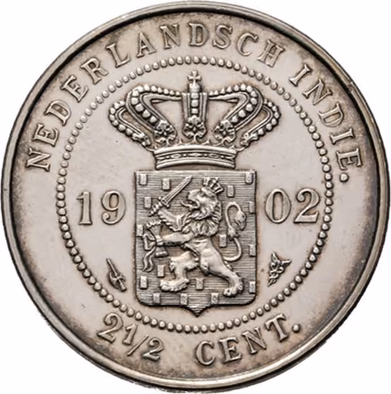 Proefslag 21/2 Cent in zilver 1816, kavel 691 uit Veiling 359 van Schulman