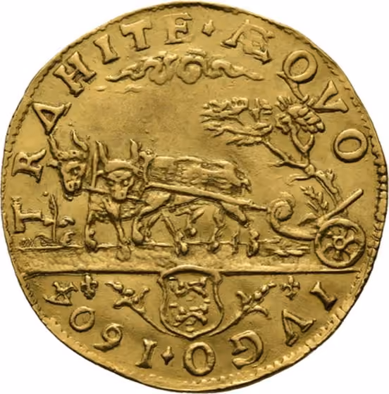 Triumfpenning West-friesland. Aansporing tot Eendracht en Voorzichtigheid in de Nederlanden en Onenigheid Tussen Amsterdam, Haarlem en Leide, kavel 1597 uit Veiling 357 van Schulman