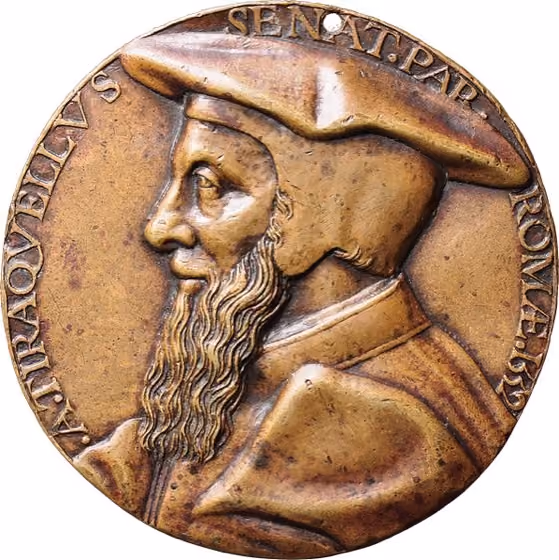 Andre Tiraqueau 1552, kavel 2030 uit Veiling 356 van Schulman
