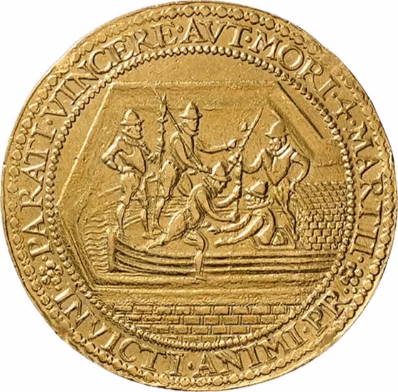 Het Turfschip van Breda 1590, lot 1076 from Schulman Veiling 354