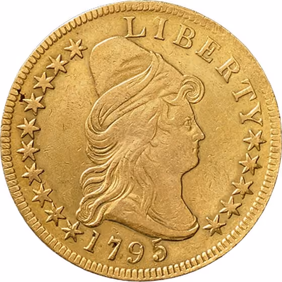 10 Dollars 1795, lot 1003 from Schulman Veiling 354