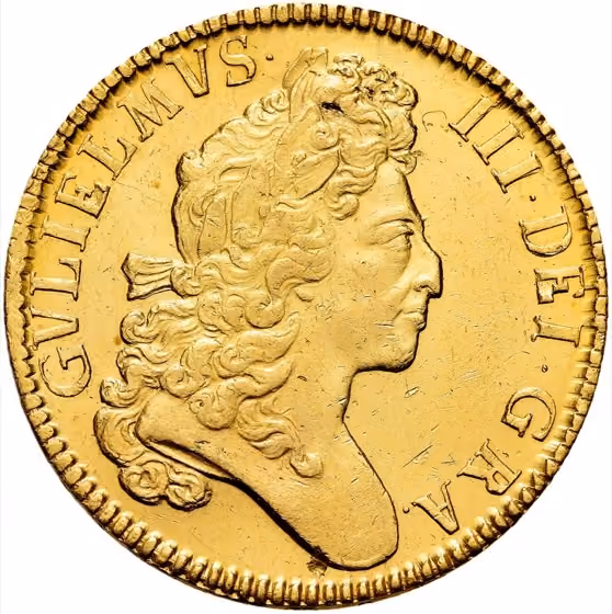 5 Guineas 1699, lot 39 from Schulman Selectie Veiling 380