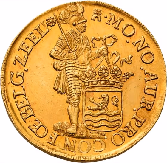 Ontwerp gouden rijksdaalder 1682, kavel 1866 uit Selectie Veiling 365 van Schulman