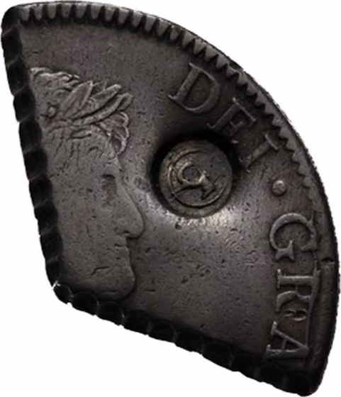 Driekantje of 5 realen van 30 stuiver, kavel 250 uit Selectie Veiling 360 van Schulman