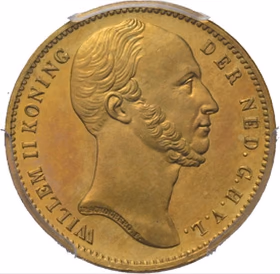 Enkele Willem of 10 gulden 1848, kavel 271 uit Selectie Veiling 360 van Schulman