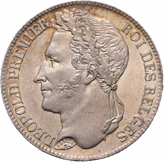 1 Franc 1835, lot 1813 from Schulman E - Veiling 5