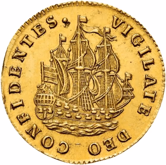 Scheepjesschelling 1725, kavel 2231 uit E - Veiling 12 van Schulman