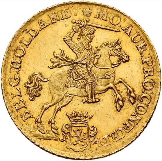 Gouden rijder 1750, kavel 2228 uit E - Veiling 12 van Schulman