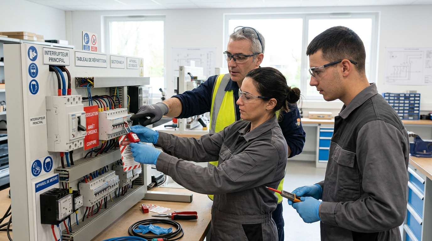 Technicien CDVA habilitation électrique NF C 18-510