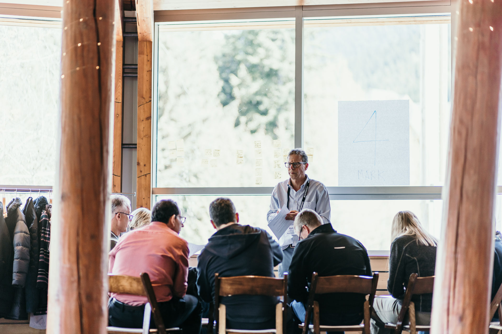 A coach in session with their own client