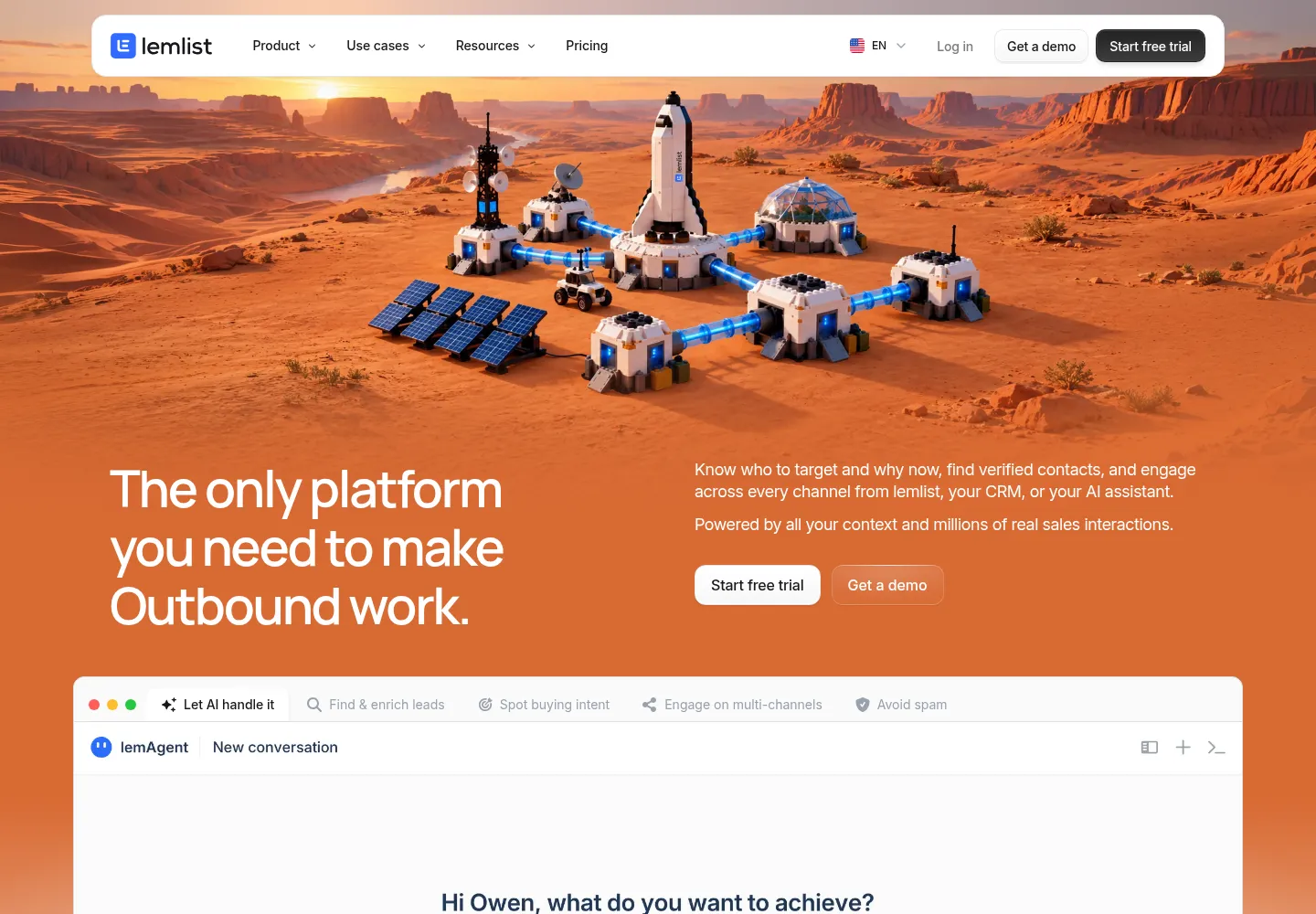 lemlist official website preview