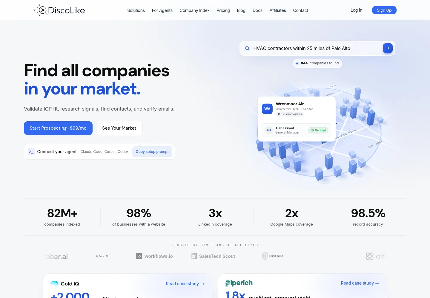 Discolike official website preview