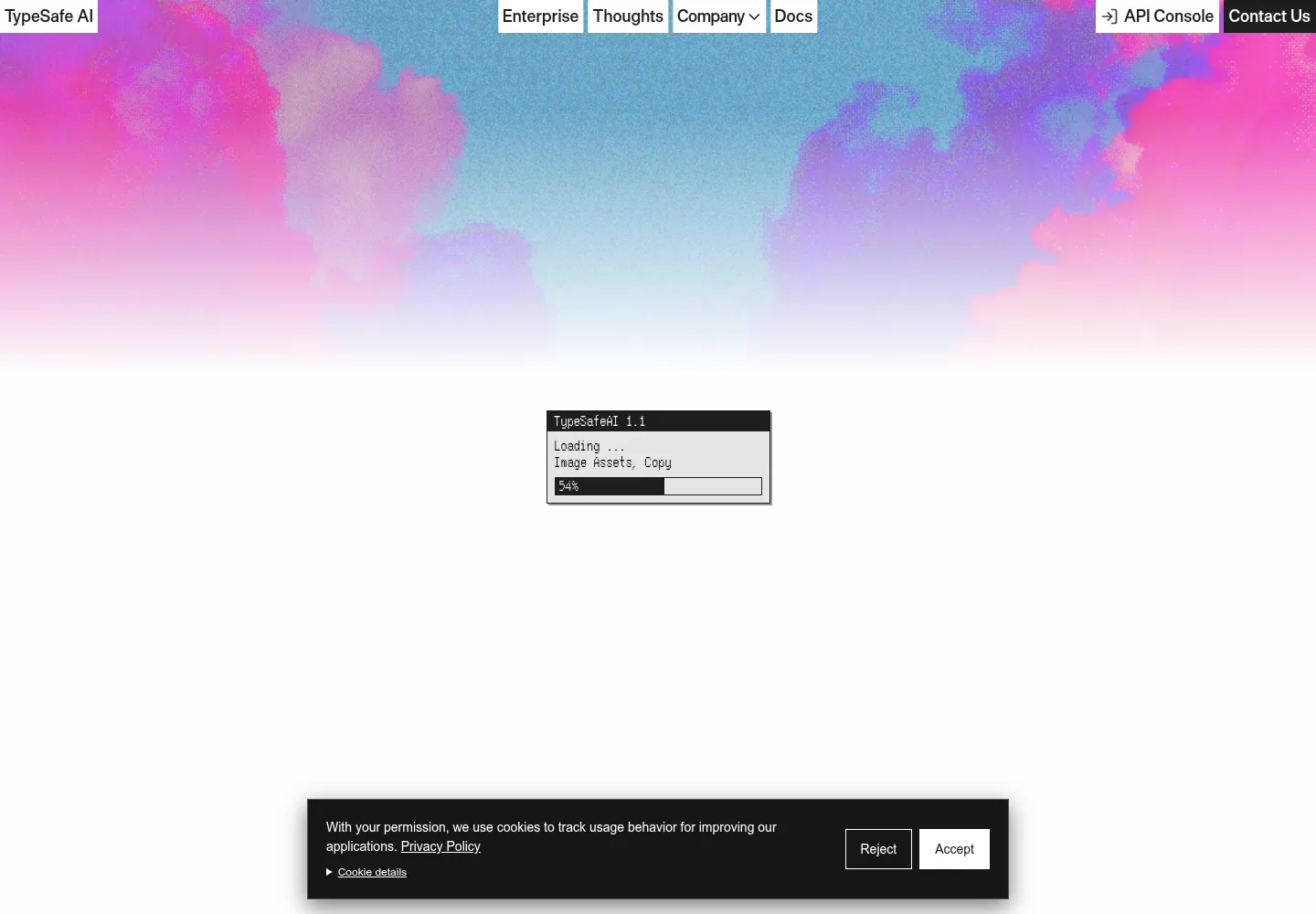 Jev by TypeSafe AI official website preview