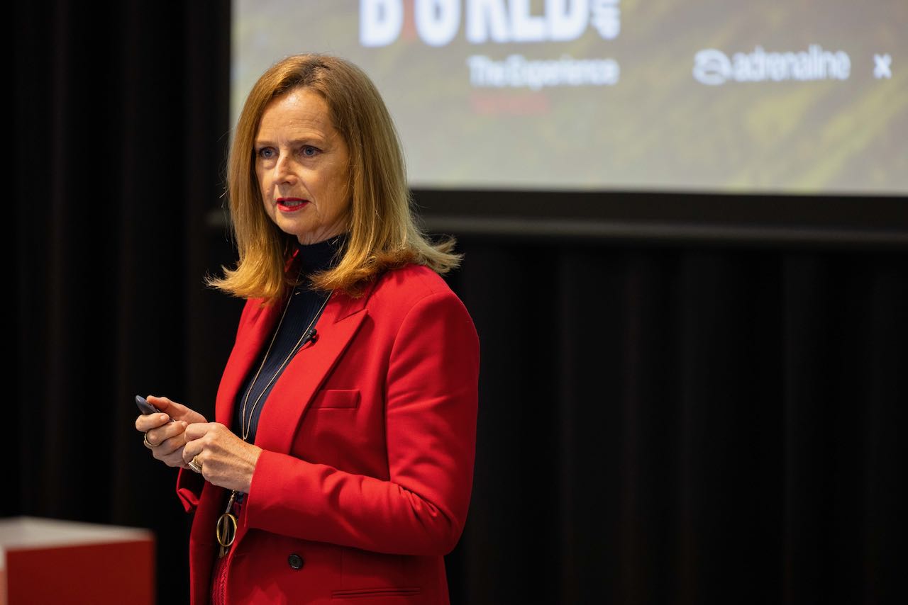 Naomi Simson keynote speaker on stage