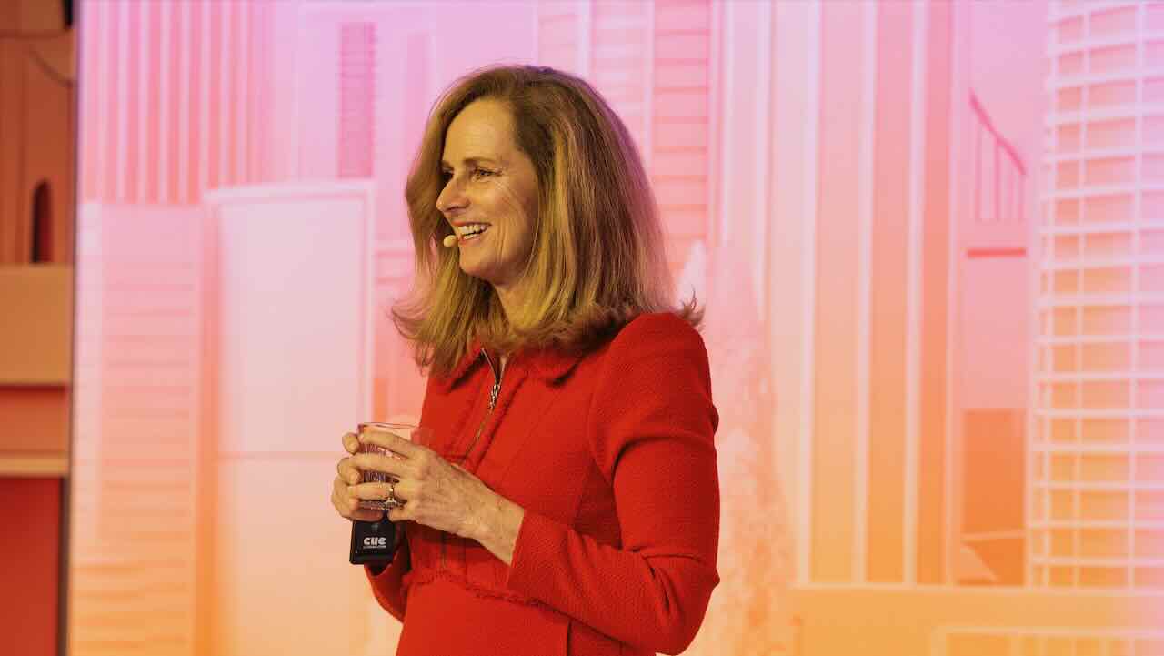 Naomi Simson keynote speaker on stage
