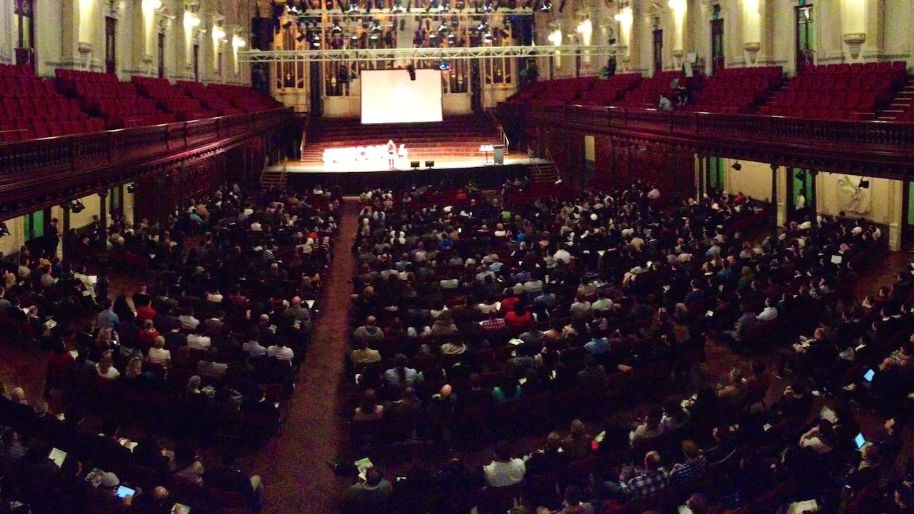 A full Sydney Town Hall for the Entrepreneurs Marketing and Sales Summit, 2022