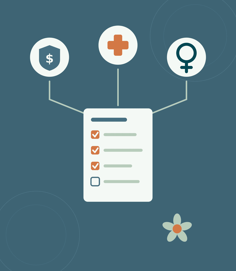 Menopausal Women's Care – Payers, MDs, Patients illustration