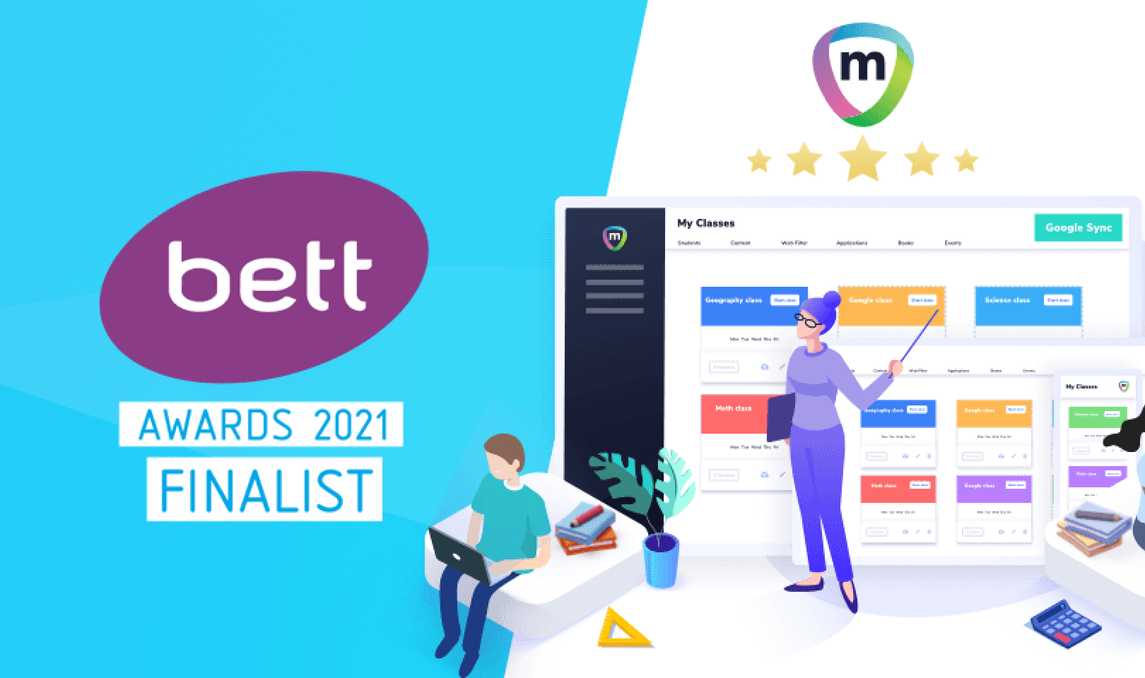 La Gestion de Clases de Mobile Guardian - Uno de los Finalistas de Bett 2021
