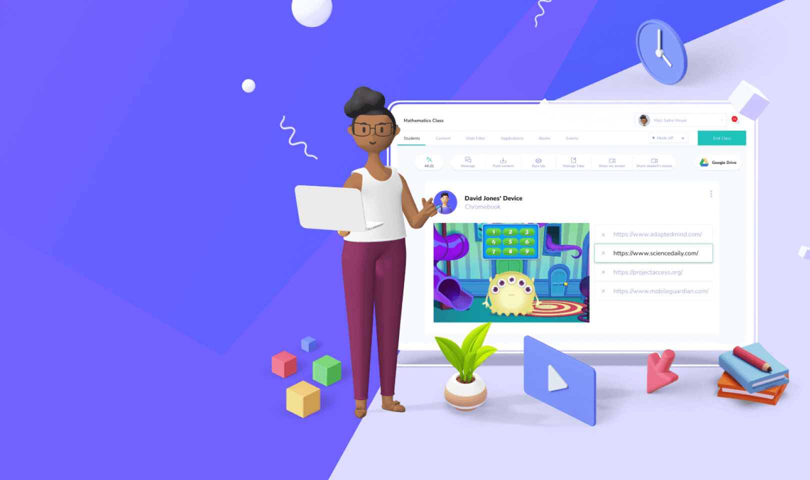 Visibilidad de los Dispositivos de los Estudiantes en Clase