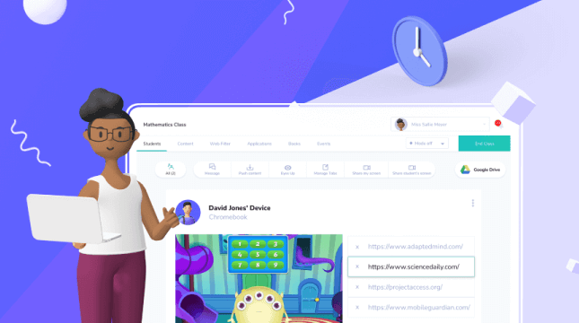 Visibilidad de los Dispositivos de los Estudiantes en Clase