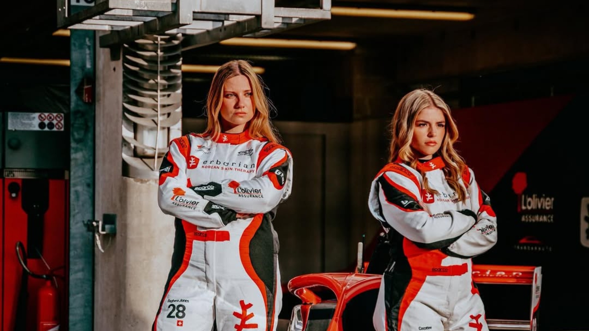 Cocotte, real name Arianne Vallières, in her racing suit for GP Explorer