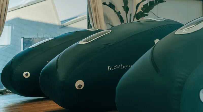 The hyperbaric chamber at Breathe