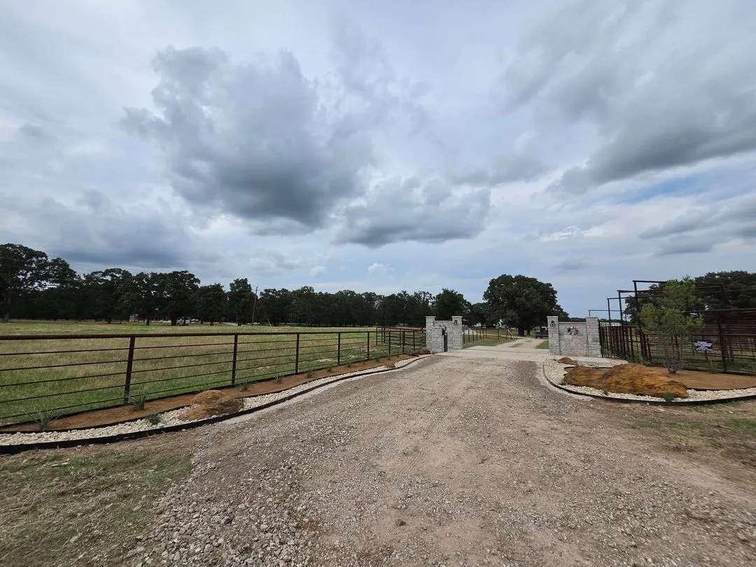 Property entrance landscape
