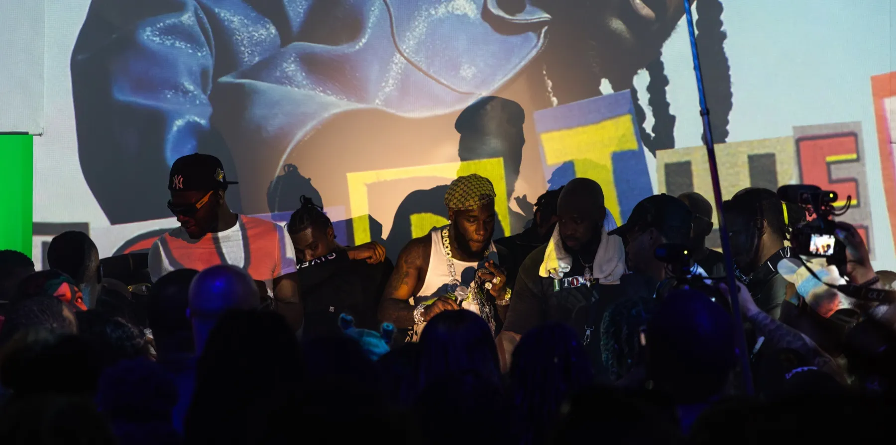 Burna Boy at LUME Studios