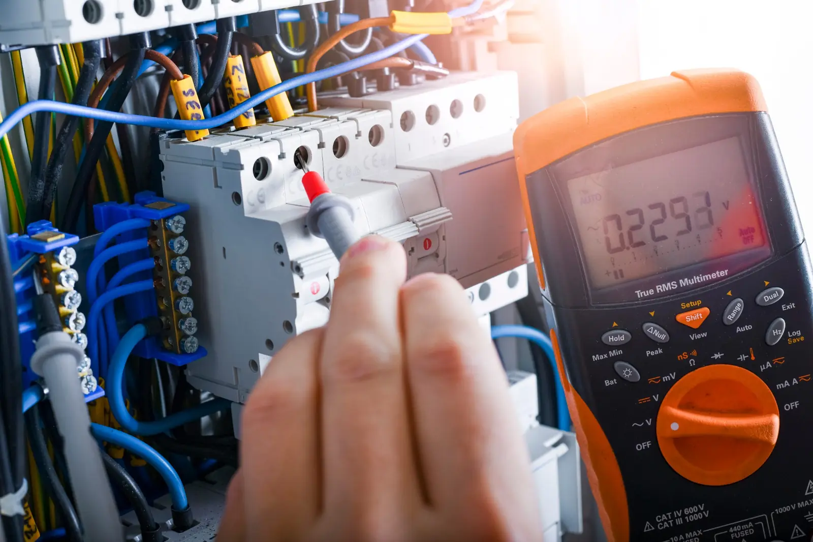 Licensed electrical testing and compliance work in a commercial environment