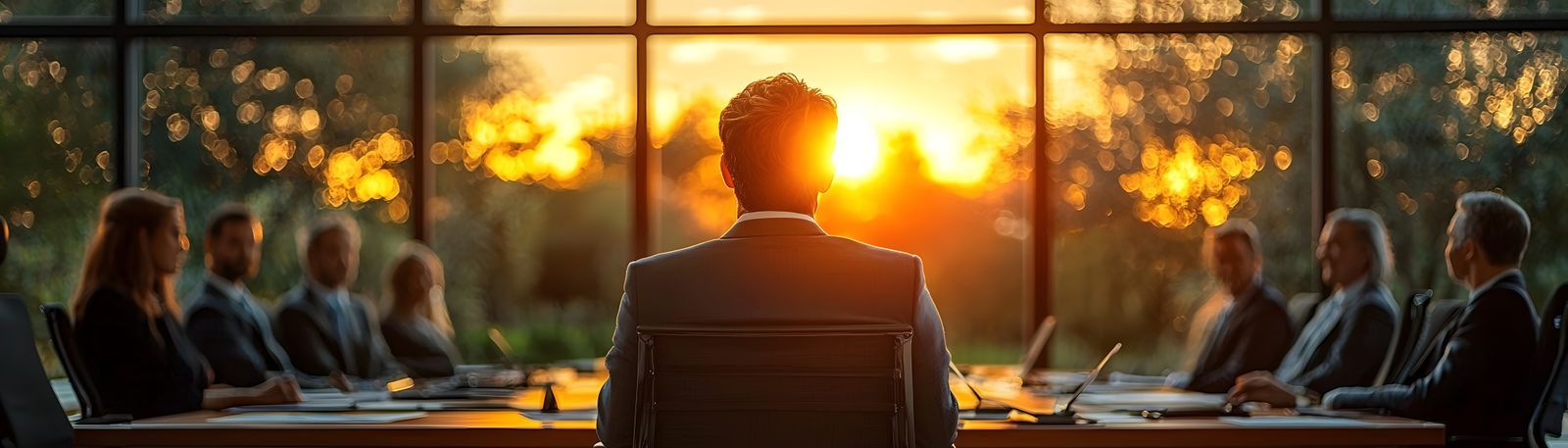 Integrated audiovisual technology in a corporate boardroom