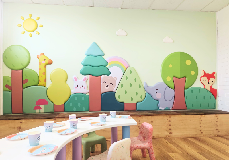 MiniTown themed party room
