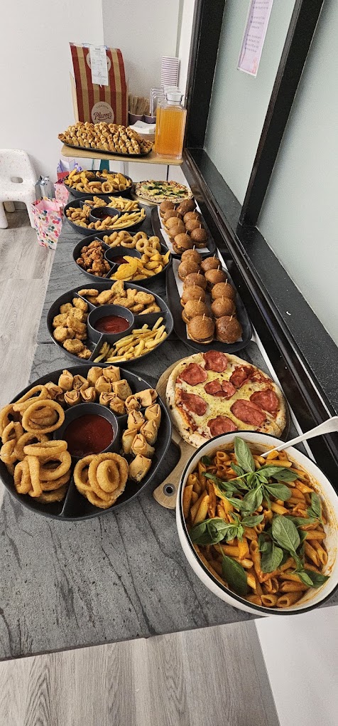 Minitown party food spread