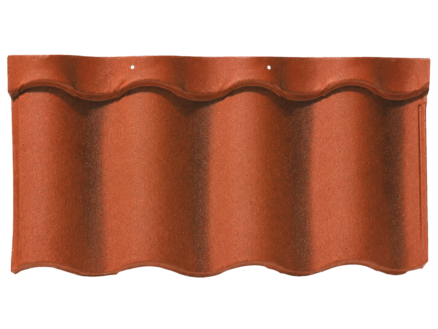 Modern Metal powder-coated Sienna Sunset tile