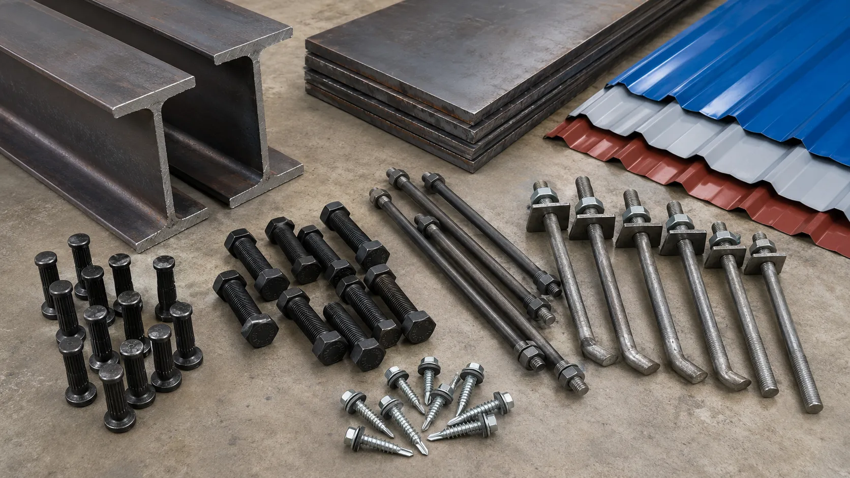 Steel structure materials