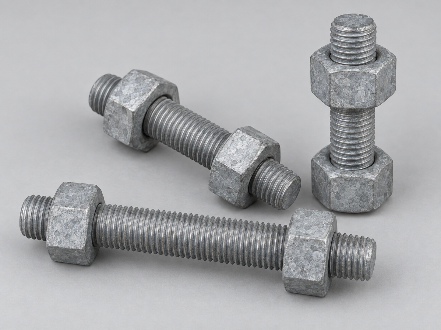 Hot dip galvanized A193 B7 stud bolts