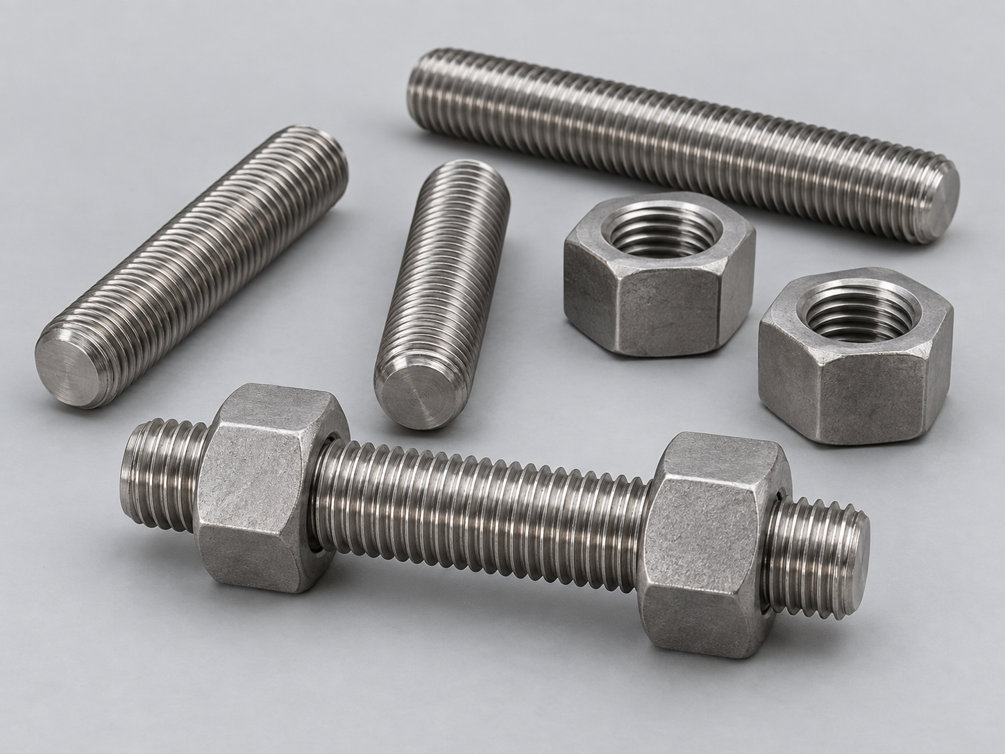 ASTM A320 B8M stainless stud bolts