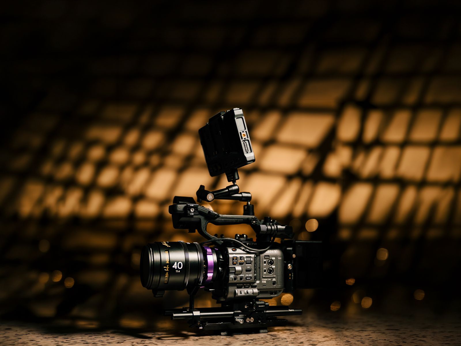 Sony FX6 cinema camera rig with a 40mm cinema prime, Uncharted Media