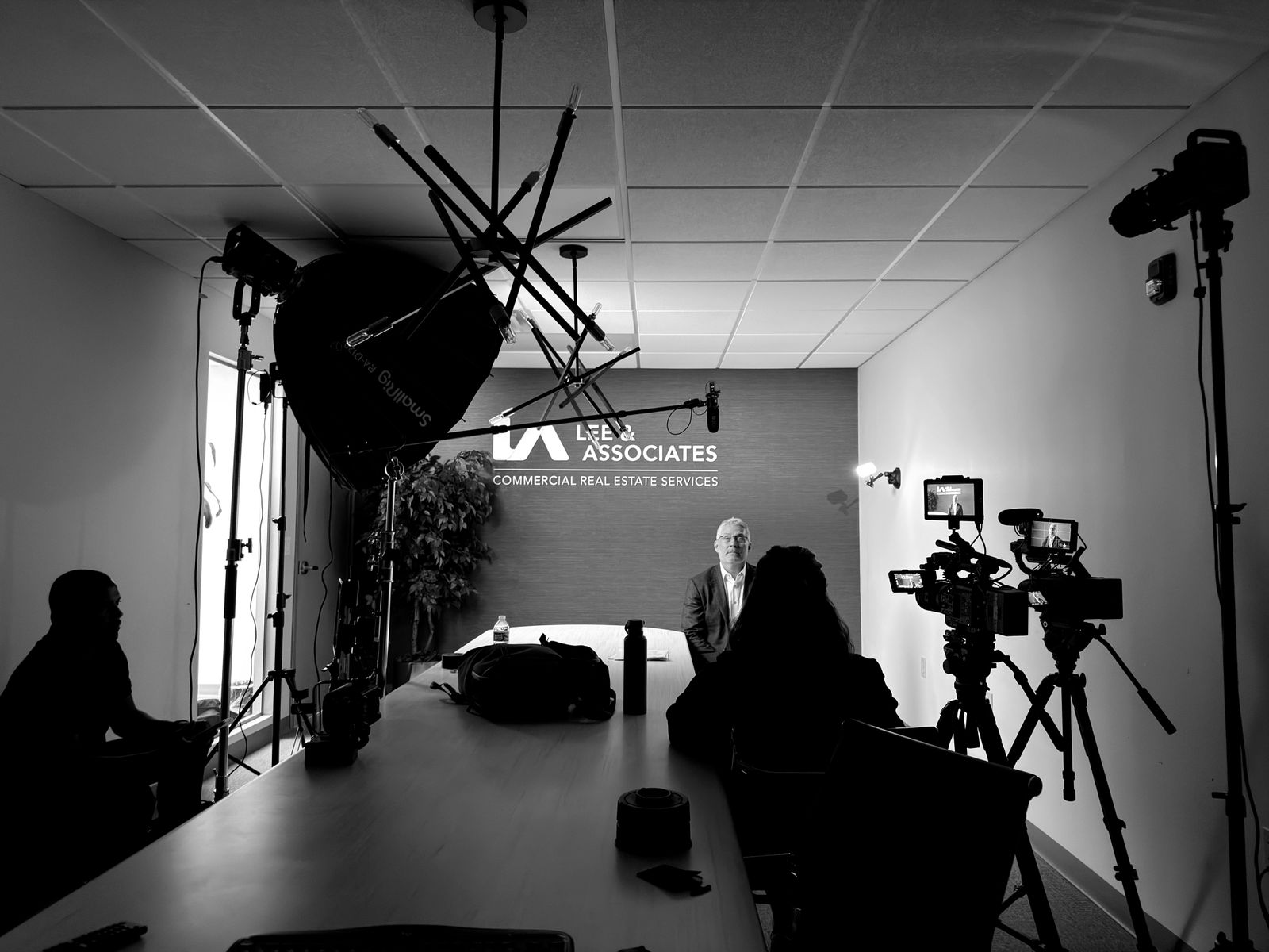 Executive interview for Lee & Associates commercial real estate, filmed by Uncharted Media