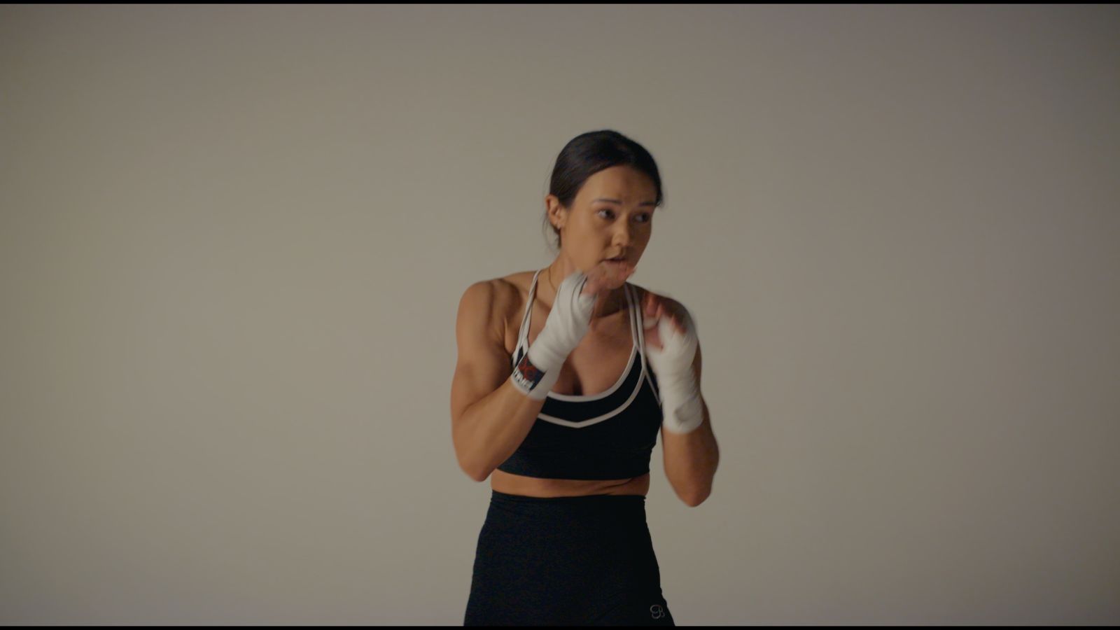Boxer in motion for Women in Iron, filmed by Uncharted Media