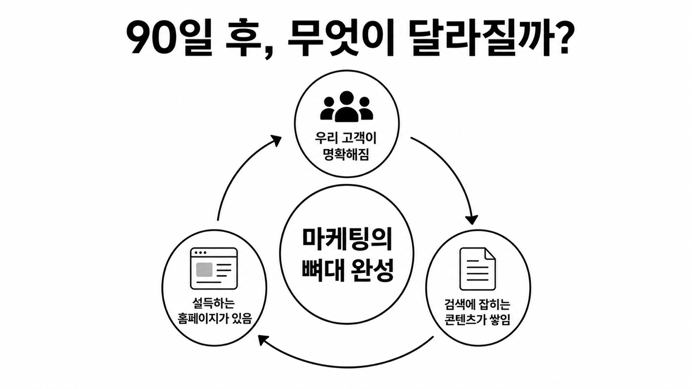 90일 뒤, 무엇이 달라져 있을까요