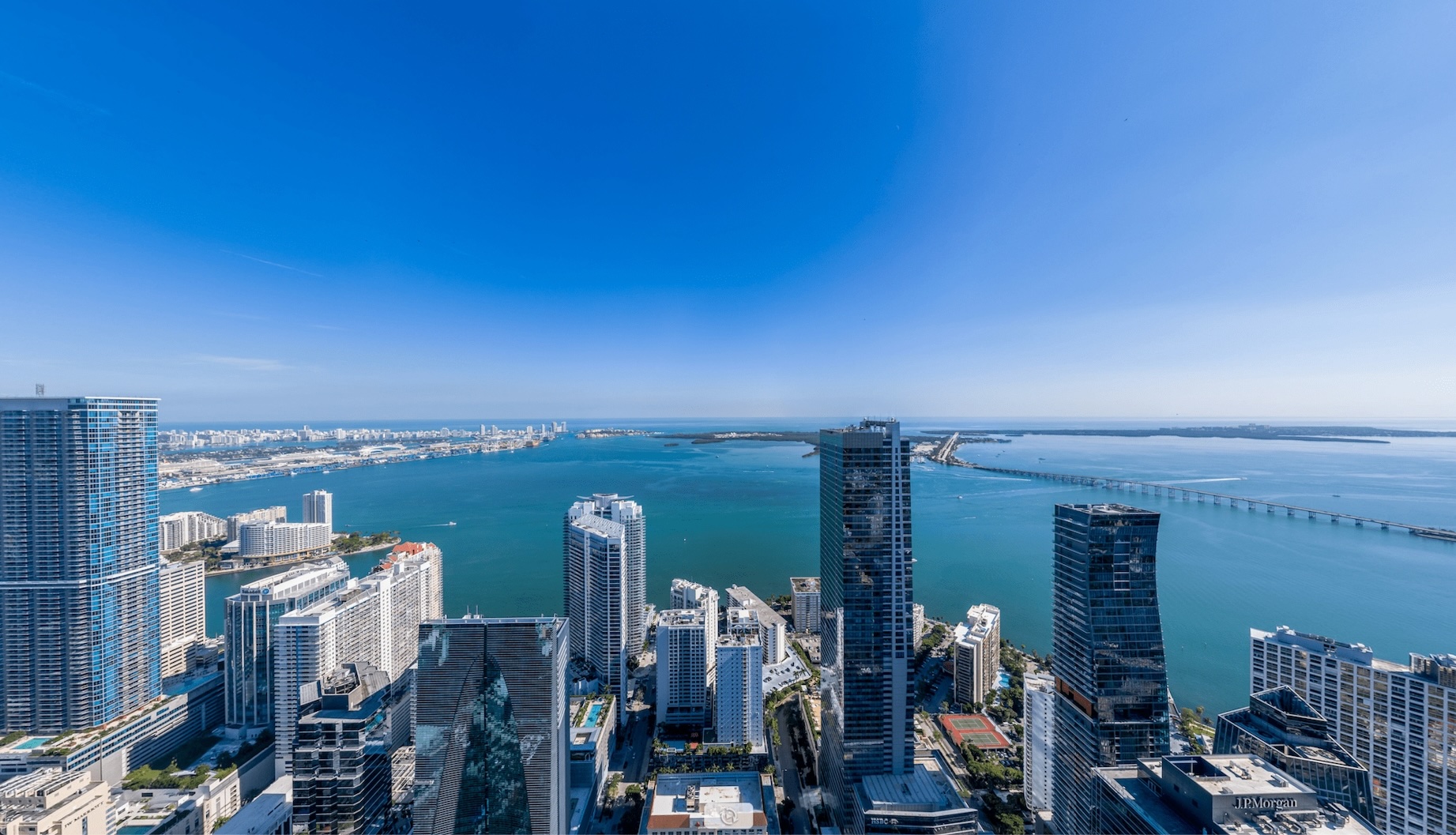 Bay views from Cipriani Residences