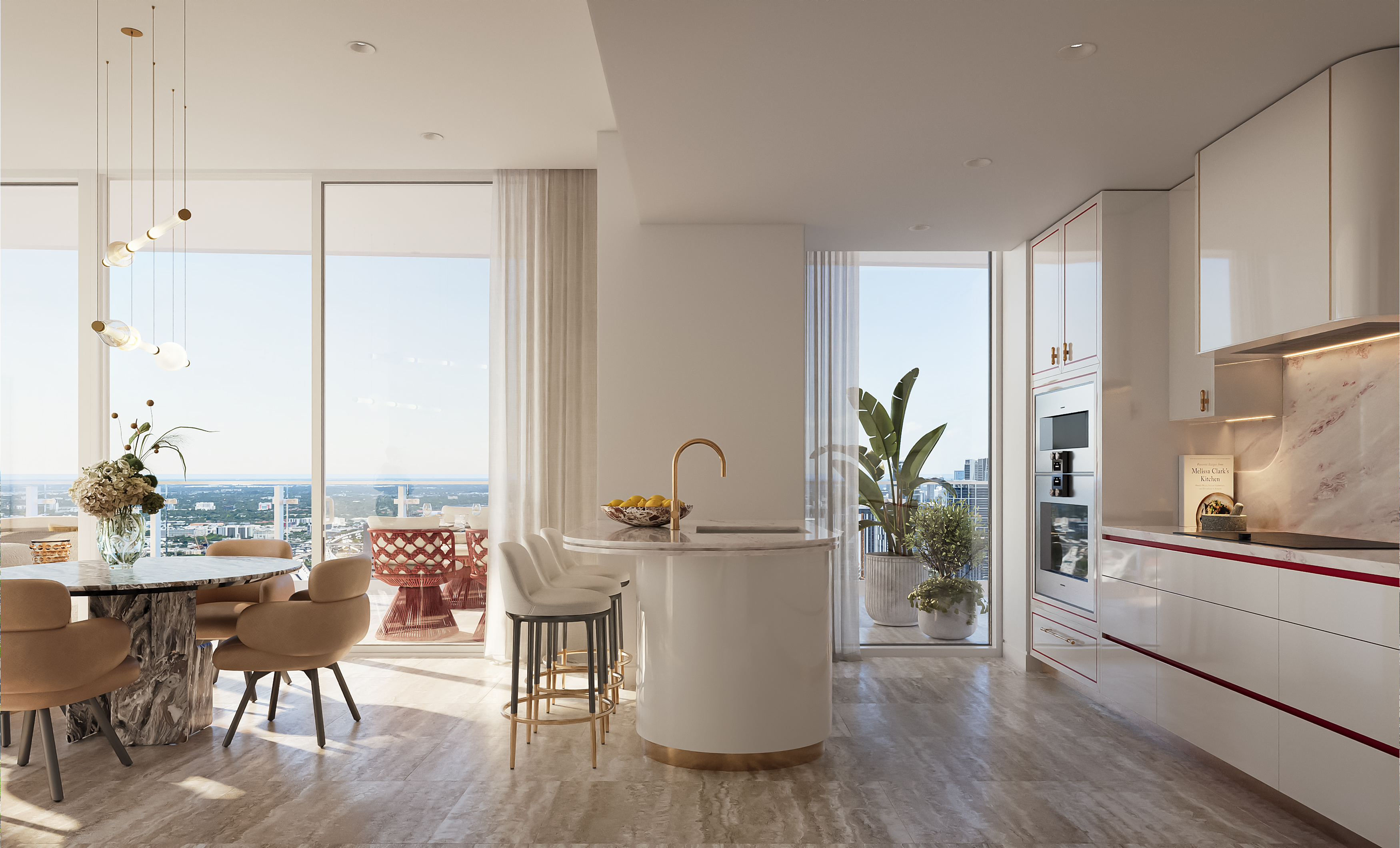 Kitchen Faena Residences Miami