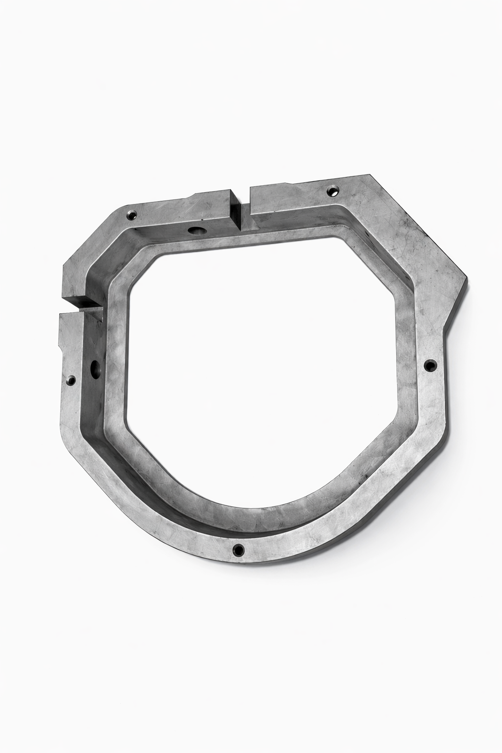 Heat-treated glass mold guide ring with bronze bushing insert