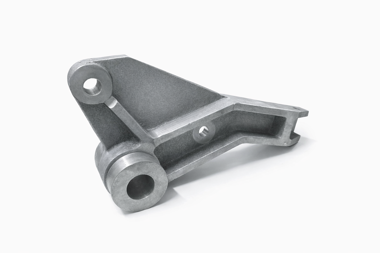 Cast and precision-machined linkage arm for glass machine mechanisms