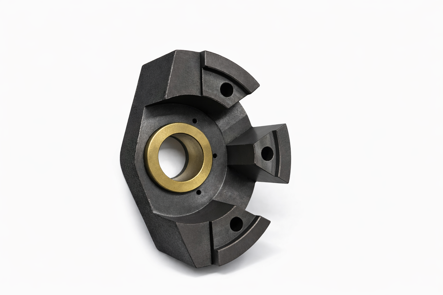 Showcase of precision-machined fasteners, pins, and mounting components for glass machinery