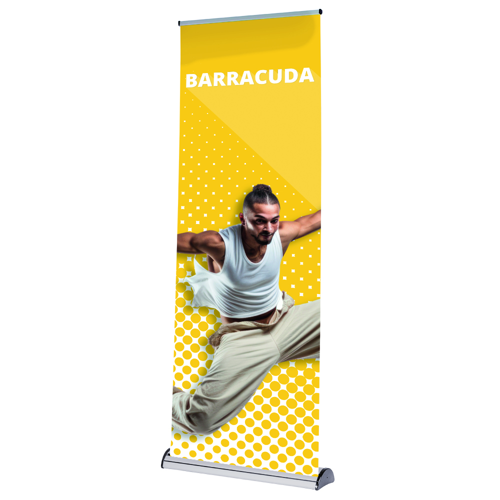 Barracuda premium roller banner