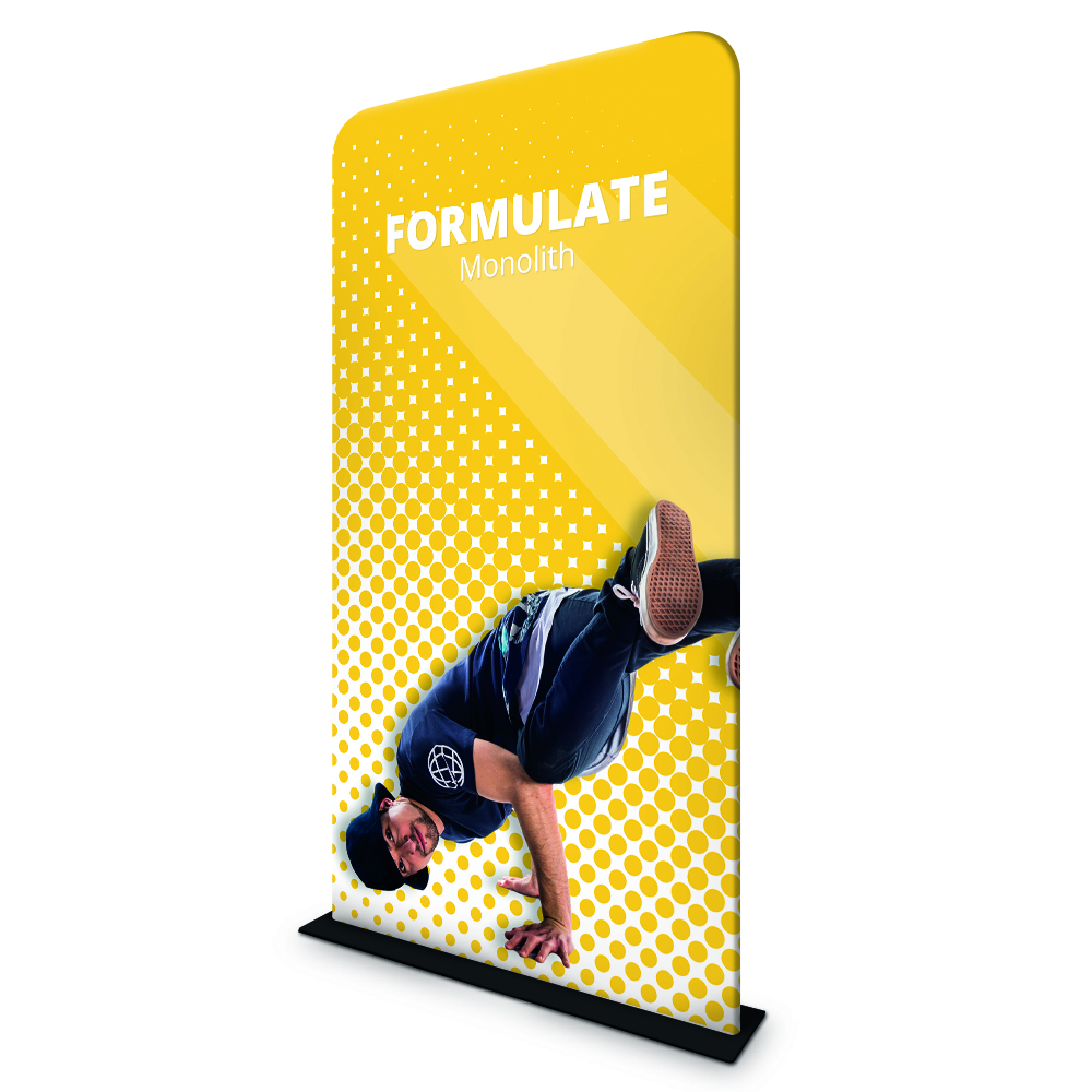 Formulate Monolith tension-fabric banner