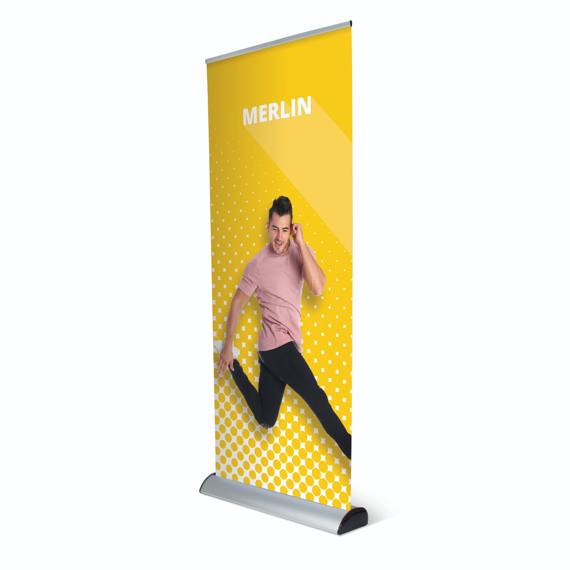 Merlin premium roller banner