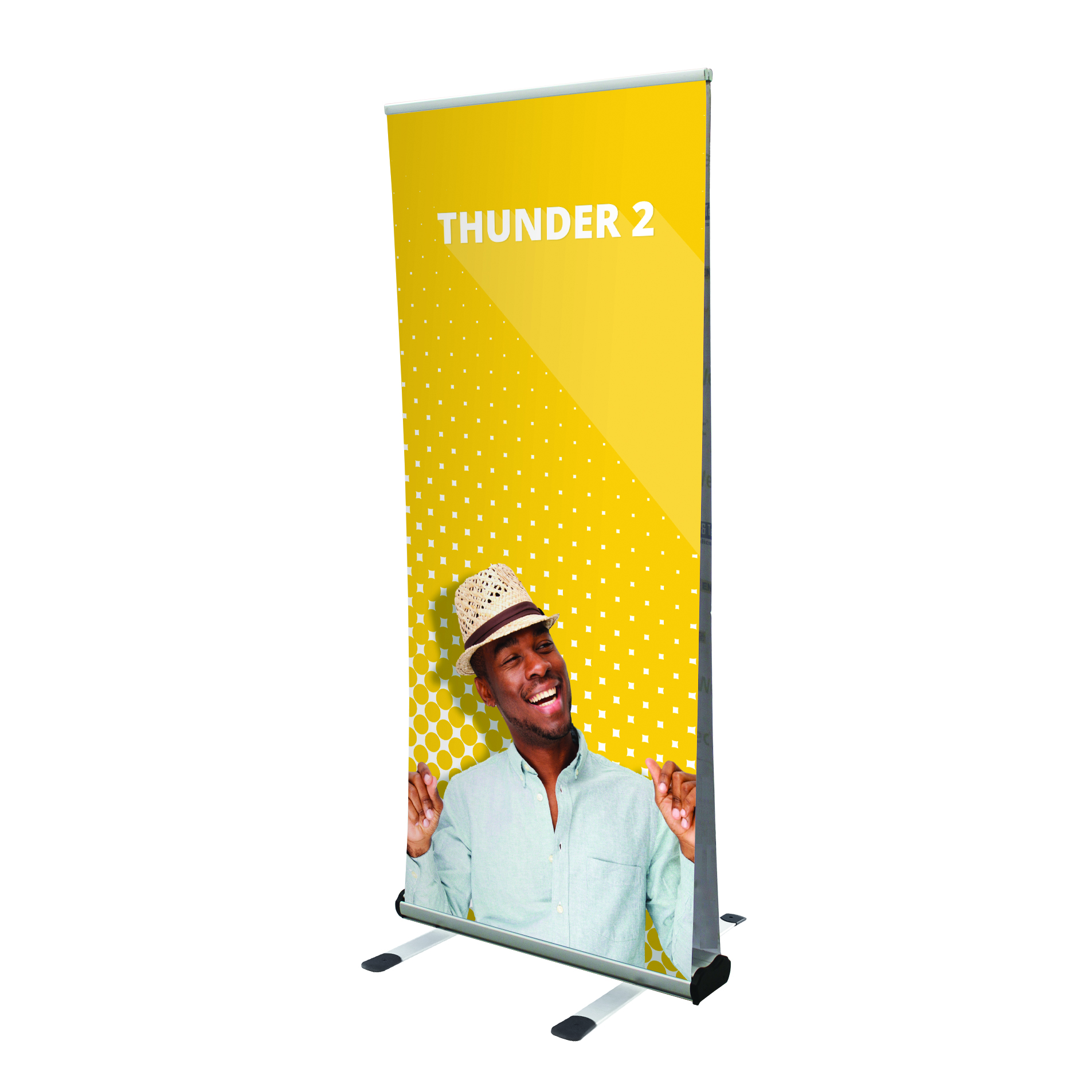 Thunder outdoor double-sided roller banner