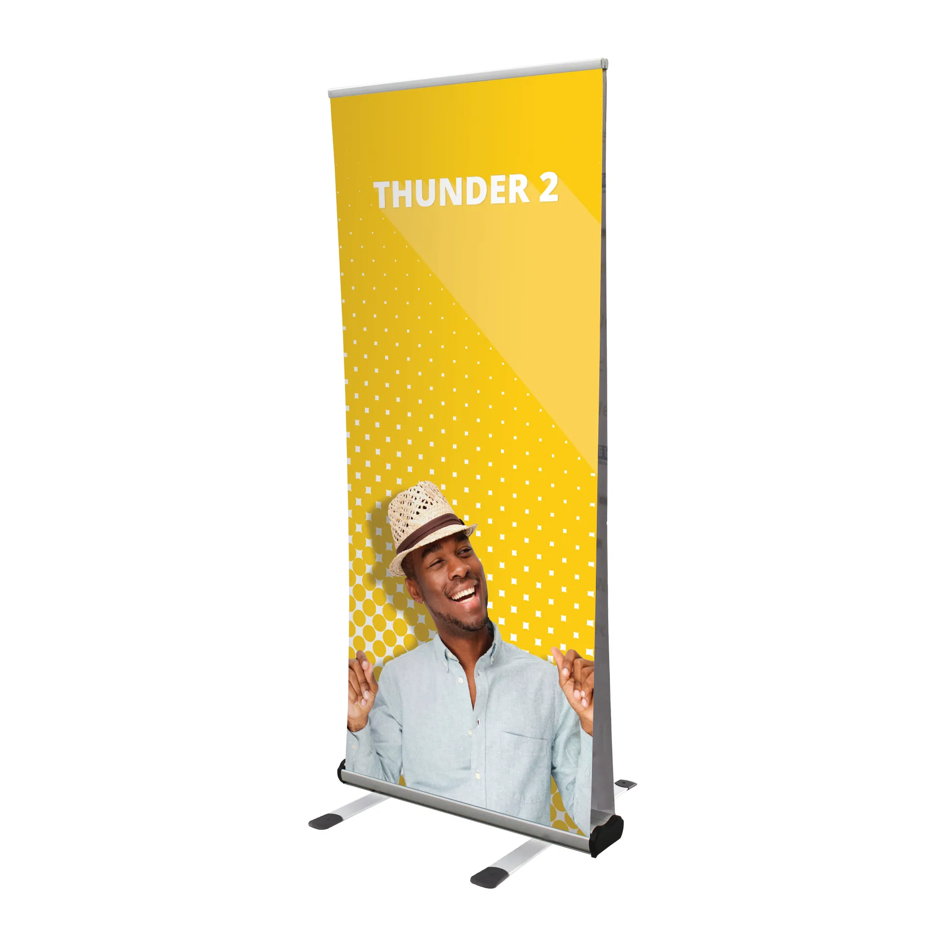 Thunder outdoor double-sided roller banner